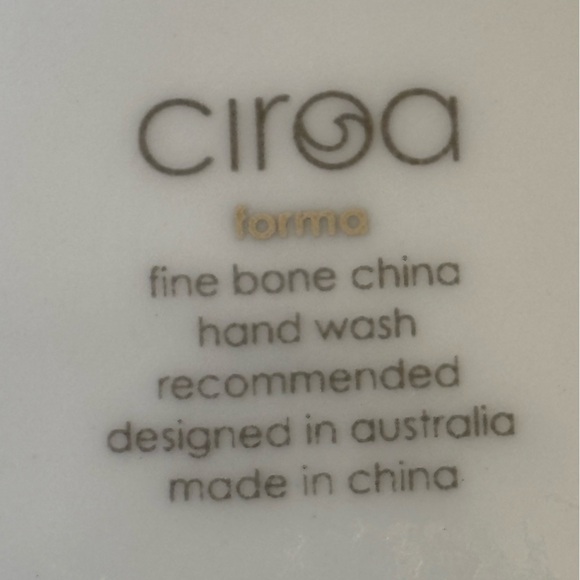 Circa fine bone China serving dessert or salad plates set of 10 - Picture 5 of 7